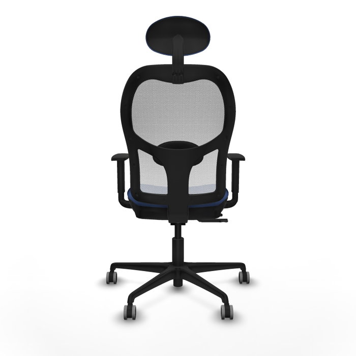 PIQUERAS Y CRESPO Silla de oficina Jorquera Azul Marino con Malla Blanca PIQUERAS Y CRESPO Silla de oficina Jorquera Azul Marino con Malla Blanca