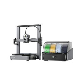 Creality Hi Combo Impresora 3D FDM con Sistema CFS, Volumen 260x260x300mm, Pantalla Táctil 3.2", WiFi, Velocidad 500mm/s