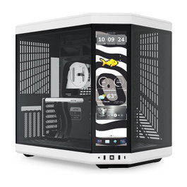 HYTE Y70 Touch Infinite Panda ATX Midi Tower Gaming Case Blanco/Negro