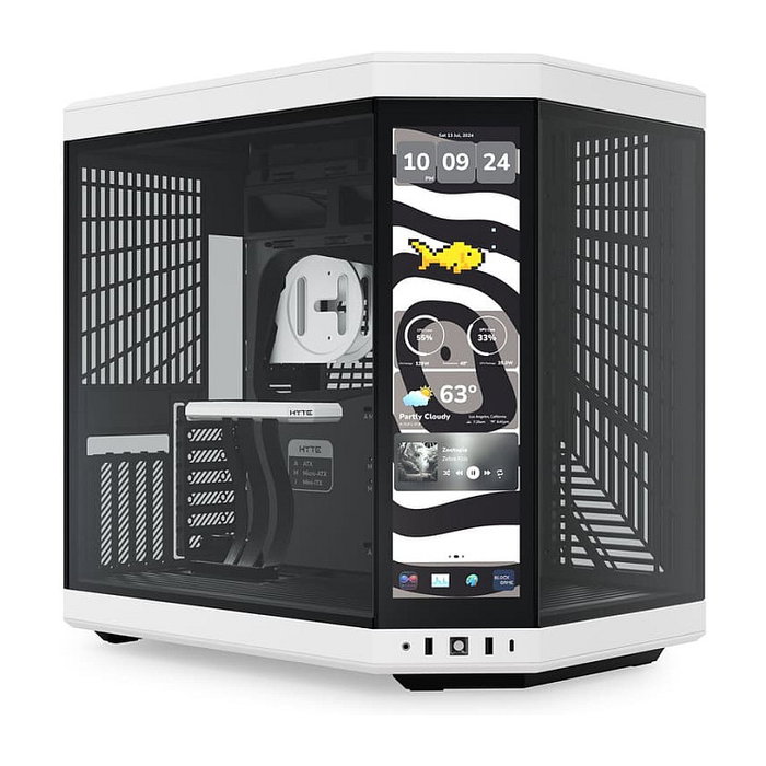 HYTE Y70 Touch Infinite Panda ATX Midi Tower Gaming Case Blanco/Negro HYTE Y70 Touch Infinite Panda ATX Midi Tower Gaming Case Blanco/Negro