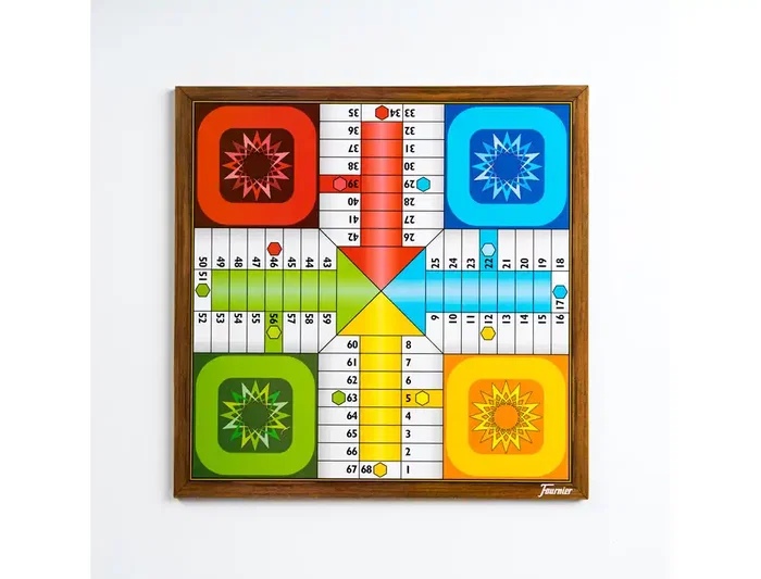 Fournier Parchís con Oca 4 Jugadores 40x40 cm Juegos de Mesa