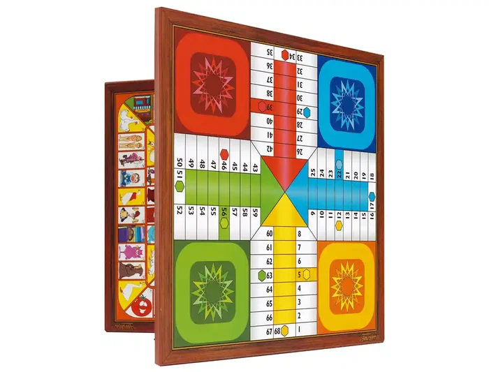 Fournier Parchís con Oca 4 Jugadores 40x40 cm Juegos de Mesa