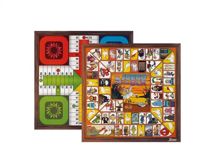 Fournier Parchís con Oca 4 Jugadores 40x40 cm Juegos de Mesa