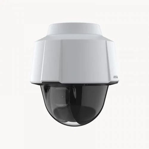 Axis 02413-001 Cámara PTZ de Seguridad IP para Exterior, 4MP 30x Zoom Óptico, Formato Bombilla, Día/Noche, Resistente IP66 IK10, Blanco
