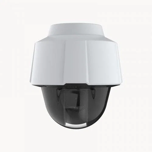 Axis 02413-001 Cámara PTZ de Seguridad IP para Exterior, 4MP 30x Zoom Óptico, Formato Bombilla, Día/Noche, Resistente IP66 IK10, Blanco