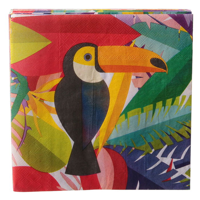 Pick and Drink 20 Servilletas Exotic Sauvage 33x33 cm