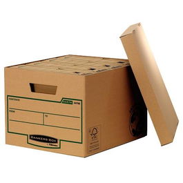 Fellowes Contenedor De Archivos Eart Series Natura Resistente Cartón Reciclado