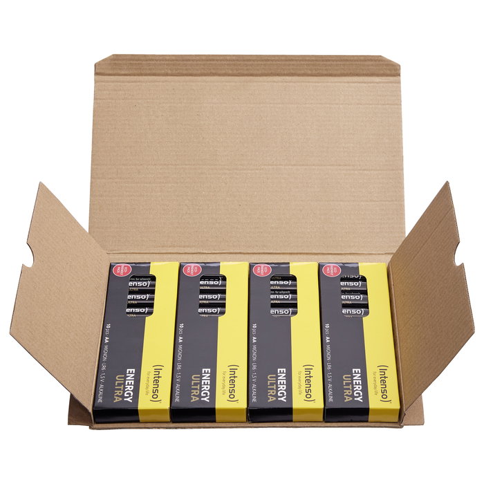 Intenso Energy Ultra AA LR06 Alcalina 1,5V 2600mAh Negro Amarillo Pack de 40 Intenso Energy Ultra AA LR06 Alcalina 1,5V 2600mAh Negro Amarillo Pack de 40