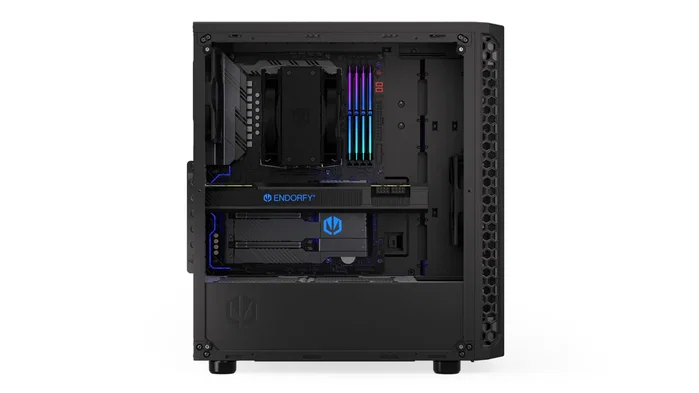 Endorfy Signum 300 Core Torre ATX, Cristal Templado, 2 Ventiladores 120mm, Negra