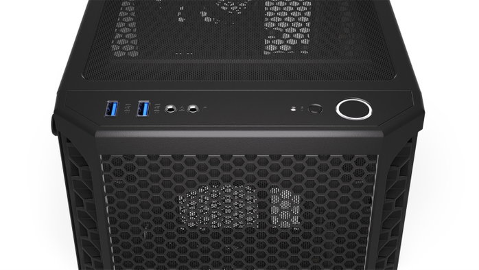 Endorfy Signum 300 Core Torre ATX, Cristal Templado, 2 Ventiladores 120mm, Negra