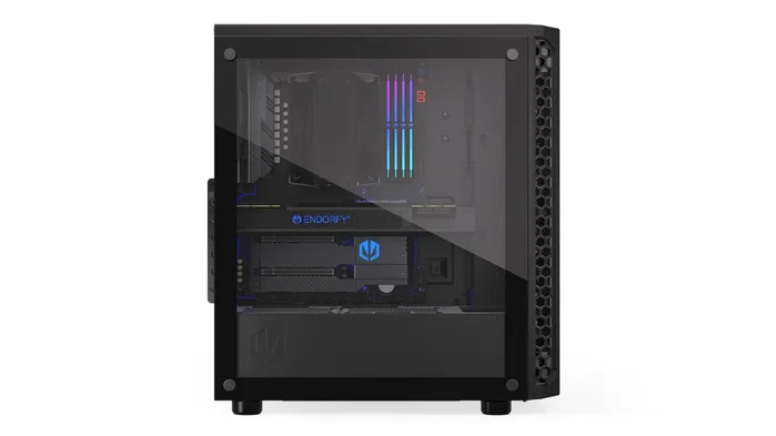 Endorfy Signum 300 Core Torre ATX, Cristal Templado, 2 Ventiladores 120mm, Negra