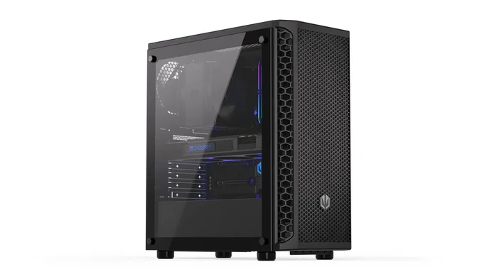 Endorfy Signum 300 Core Torre ATX, Cristal Templado, 2 Ventiladores 120mm, Negra