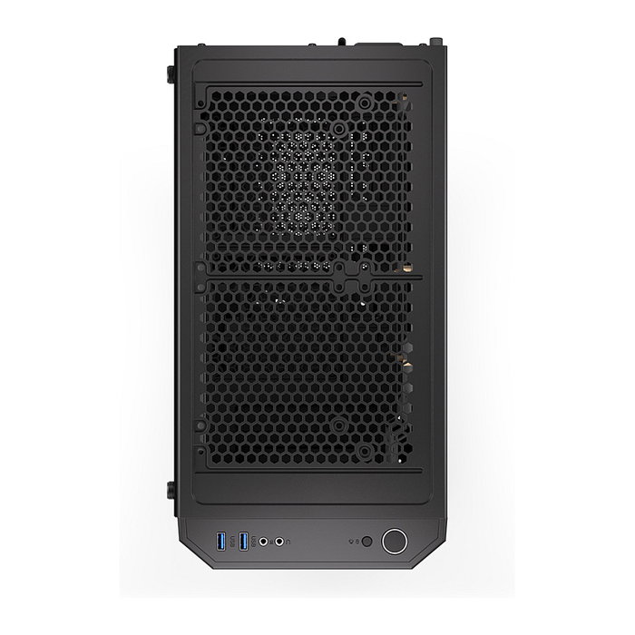 Endorfy Signum 300 Core Black PC Gehäuse - Torre ATX, Panel Frontal de Malla, 1 Ventilador Incluido, Compatible con Fuentes de Alimentación ATX, Acabado Negro Mate