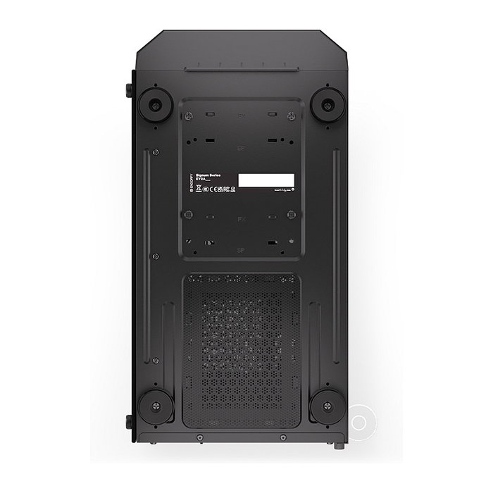 Endorfy Signum 300 Core Black PC Gehäuse - Torre ATX, Panel Frontal de Malla, 1 Ventilador Incluido, Compatible con Fuentes de Alimentación ATX, Acabado Negro Mate