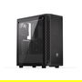 Endorfy Signum 300 Core Black PC Gehäuse - Torre ATX, Panel Frontal de Malla, 1 Ventilador Incluido, Compatible con Fuentes de Alimentación ATX, Acabado Negro Mate