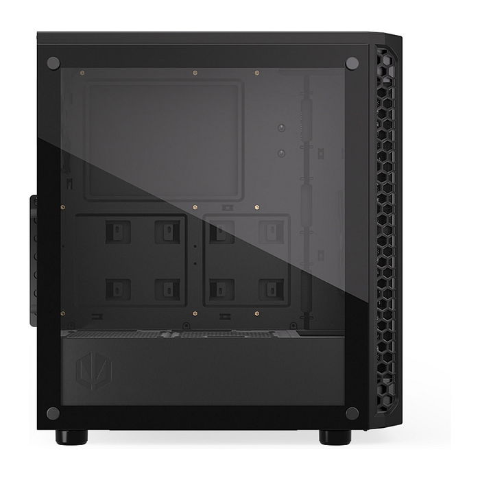 Endorfy Signum 300 Core Black PC Gehäuse - Torre ATX, Panel Frontal de Malla, 1 Ventilador Incluido, Compatible con Fuentes de Alimentación ATX, Acabado Negro Mate