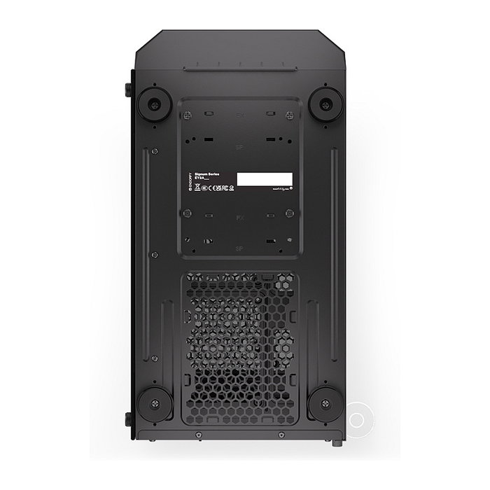 Endorfy Signum 300 Core Black PC Gehäuse - Torre ATX, Panel Frontal de Malla, 1 Ventilador Incluido, Compatible con Fuentes de Alimentación ATX, Acabado Negro Mate