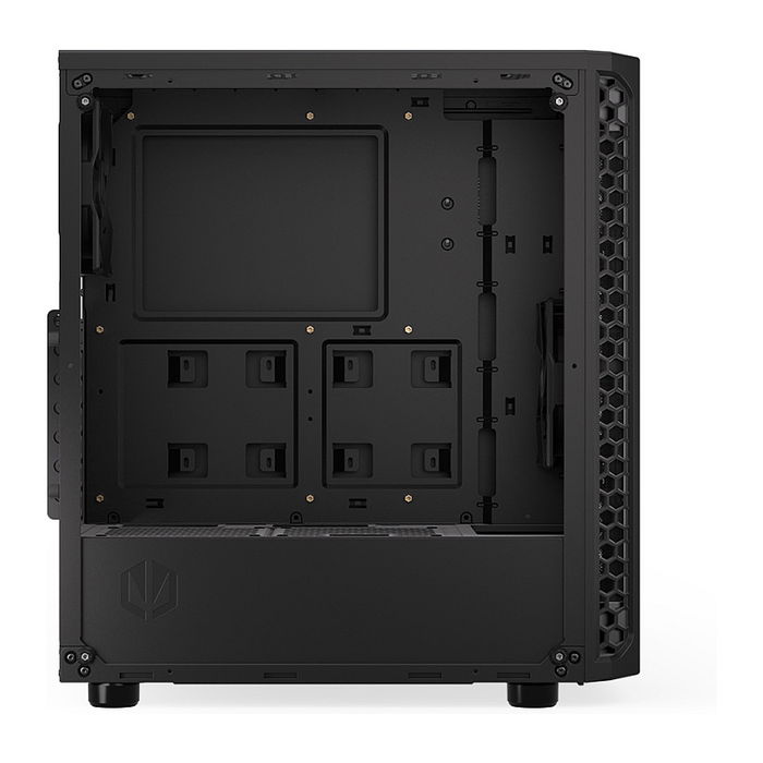 Endorfy Signum 300 Core Black PC Gehäuse - Torre ATX, Panel Frontal de Malla, 1 Ventilador Incluido, Compatible con Fuentes de Alimentación ATX, Acabado Negro Mate