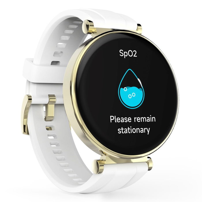 Hama Smartwatch 7000 Dorado y Blanco