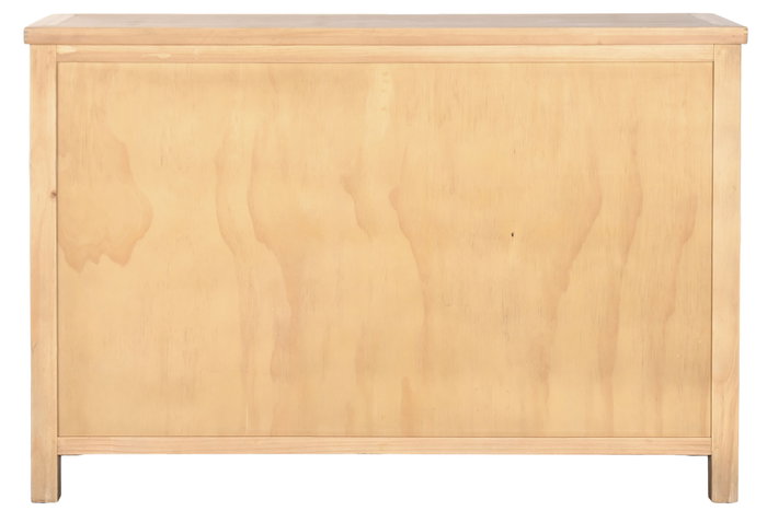 DKD Home Decor Cómoda Alpino Pino Natural 6 Cajones 120x40x80 cm