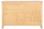 DKD Home Decor Cómoda Alpino Pino Natural 6 Cajones 120x40x80 cm