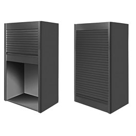 FBS Persiana Enrollable Aluminio H1500 Negro Mate SP16/SP19 para Módulos 600 y 900 Mm