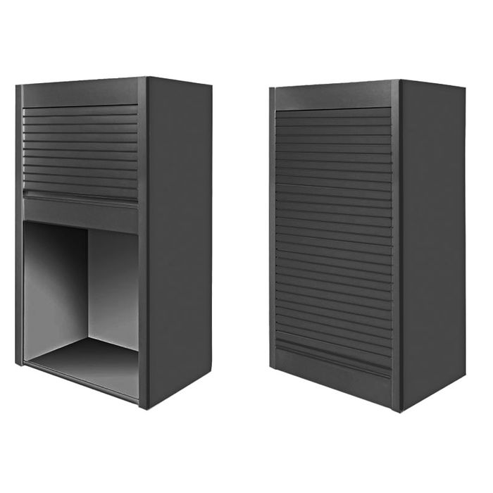 FBS Persiana Enrollable Aluminio H1500 Negro Mate SP16/SP19 para Módulos 600 y 900 Mm