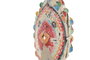 DKD Home Decor Decoración Metal Blanco y Multicolor 27x8x21 cm
