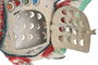 DKD Home Decor Decoración Metal Blanco y Multicolor 27x8x21 cm