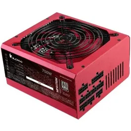 Mars Gaming MPVU750M Fuente de Alimentación PC 750W 80 Plus Silver Full Modular ATX - Ventilador 140mm FDB AI-RPM, Cables Planos, Roja Vulcano