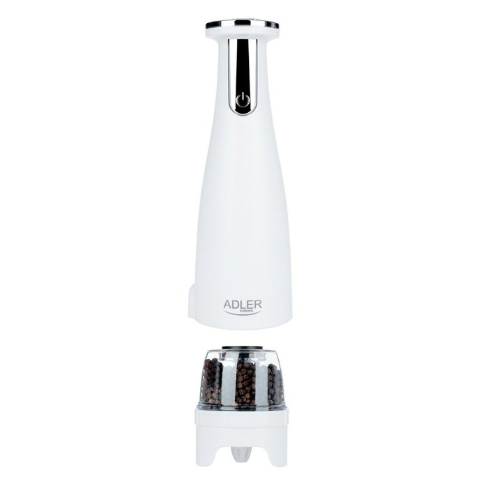 Molinillo electrico de sal y pimienta adler ad 4449w blanco mate Molinillo electrico de sal y pimienta adler ad 4449w blanco mate