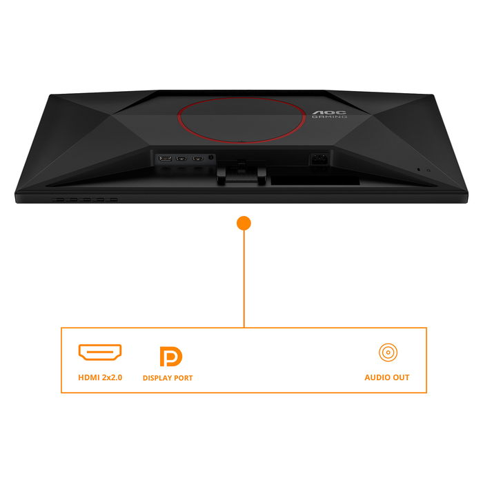 AOC Q27G42XNE Monitor 27 pulgadas QHD 2560x1440 Fast VA 0.5 ms 180 Hz HDMI DisplayPort VESA Negro AOC Q27G42XNE Monitor 27 pulgadas QHD 2560x1440 Fast VA 0.5 ms 180 Hz HDMI DisplayPort VESA Negro