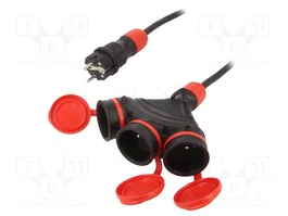 KEL Prolongador de alimentación EXTREM H05RR-F 3G1,5mm² 50m