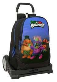 Safta Mochila Mod. 665 con Carro Brainrot 32x44x16cm
