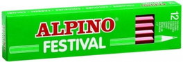 Alpino Lápices de Colores Festival Azul Oscuro, 12 Unidades