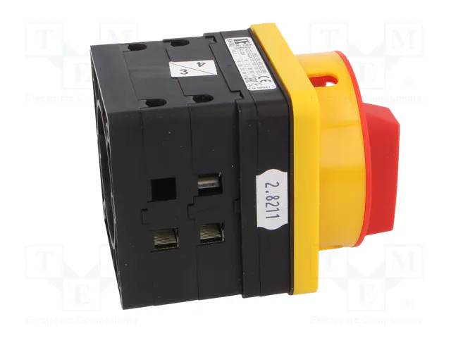 SPAMEL Interruptor de leva 100A 0-1 de 2 posiciones SPAMEL Interruptor de leva 100A 0-1 de 2 posiciones