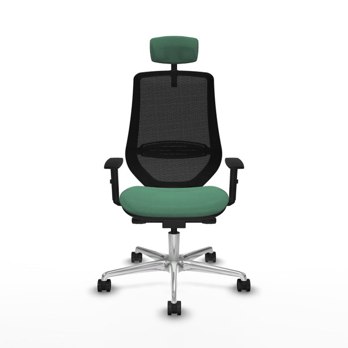 PIQUERAS Y CRESPO Silla de oficina Mardos Verde esmeralda y Negro PIQUERAS Y CRESPO Silla de oficina Mardos Verde esmeralda y Negro