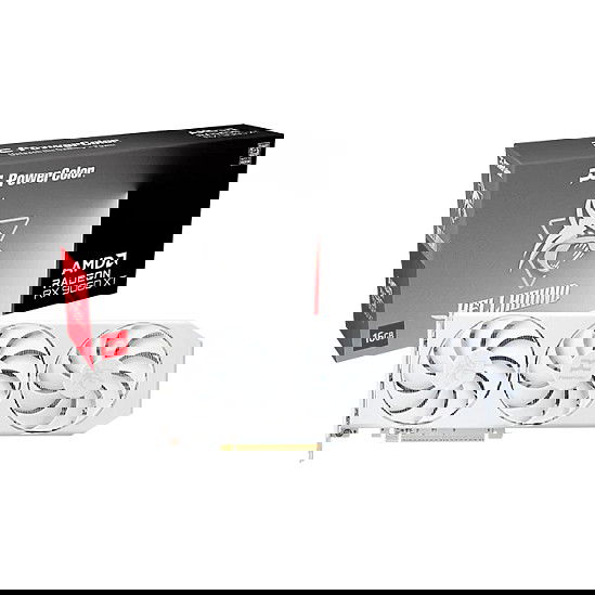 PowerColor RX 9060 XT 16GB GDDR6 3Fan Spectral White OC Tarjeta Gráfica PowerColor RX 9060 XT 16GB GDDR6 3Fan Spectral White OC Tarjeta Gráfica