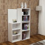 Hanah Home Mesa de Estudio White 90x70x40 cm Funcional Moderna Color Blanco
