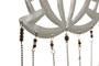 DKD Home Decor Decoración Colgante de Hierro Flor de Loto
