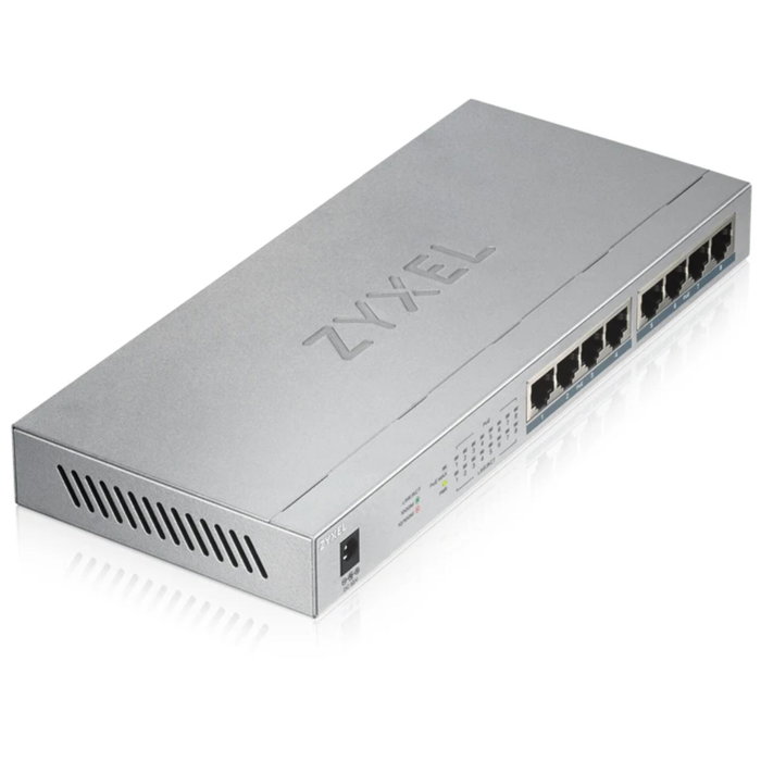 Zyxel GS1008HP Switch de 8 puertos Gigabit PoE+ Zyxel GS1008HP Switch de 8 puertos Gigabit PoE+