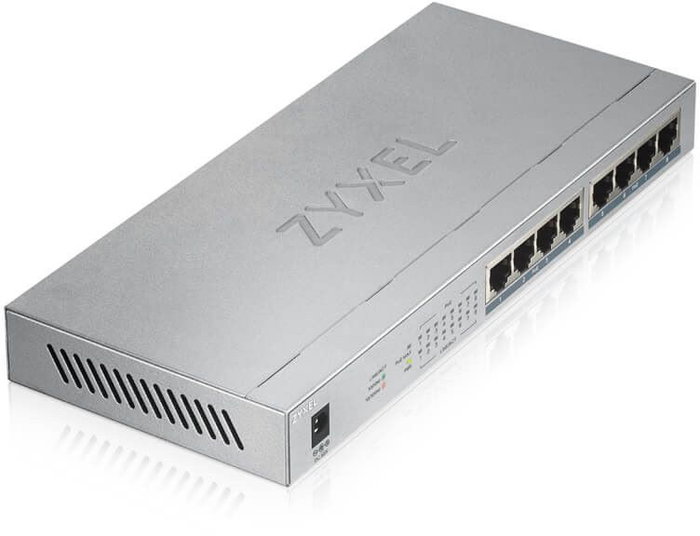 Zyxel GS1008HP Switch de 8 puertos Gigabit Ethernet PoE+ Zyxel GS1008HP Switch de 8 puertos Gigabit Ethernet PoE+