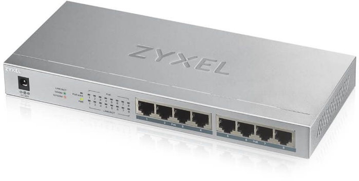 Zyxel GS1008HP Switch de 8 puertos Gigabit Ethernet PoE+ Zyxel GS1008HP Switch de 8 puertos Gigabit Ethernet PoE+