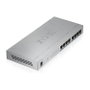 Zyxel GS-1008HP Switch Gigabit No Administrado, 8 Puertos PoE+ Todos con Alimentación, 16 Gbps, Gris