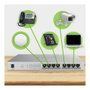 Zyxel GS-1008HP Switch Gigabit No Administrado, 8 Puertos PoE+ Todos con Alimentación, 16 Gbps, Gris