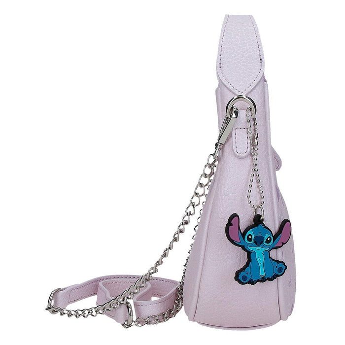 Joumma Bandolera Bloom Stitch Disney - Bolso Bandolera en PU - 10x19x6.5 cm