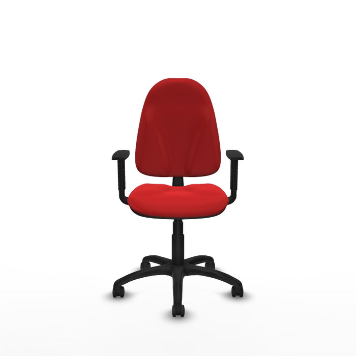 PIQUERAS Y CRESPO Silla de oficina Algarra Rojo con Brazos 1D