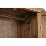 DKD Home Decor Armario Abeto y Metal Tallado Natural