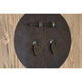 DKD Home Decor Armario Abeto y Metal Tallado Natural
