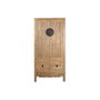 DKD Home Decor Armario Abeto y Metal Tallado Natural